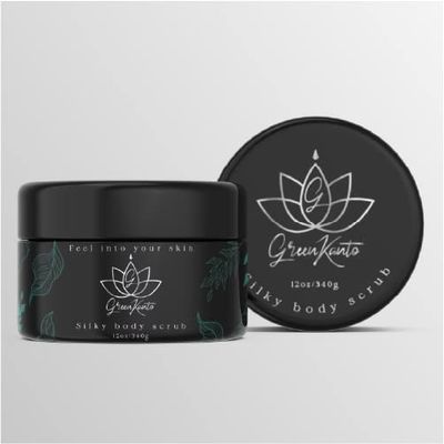 Greenkanto Colombian Coffee Body Scrub with organic Almond Oil Reduce Cellulite, Hydrates and Rejuvenates the skin