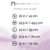 More of Me to Love Organic Cotton Tummy Liner 4-Pack (2 x Pearl White and 2 x Stone Gray) (Medium) view 4