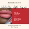 Runway Rogue Pearl Glam Long Wear Shimmer Liquid Lipstick, Metallic Coral-Pink Lipstick with Silver and Gold Shimmer, Starlet view 3