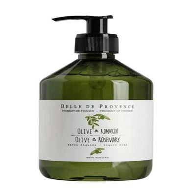 Belle de Provence Olive & Rosemary 500ml Pump Liquid Soap, 1 Count