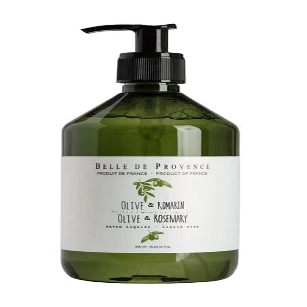 Belle de Provence Olive & Rosemary 500ml Pump Liquid Soap, 1 Count