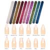 P2P Nails Glitter Colorful Nail File Strips - Manicure and Pedicure Nail Buffers - Double Sided Filers for Shaping and Smoothing Toenails and Fingernails (Regular, 20) view 4