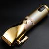 GLAMATIC BR Barbers Hair Clippers Gold for Men Full Metal Cordless Close Cutting T-Blade Trimmer with LED Display Professional Barbershop Barber Clipper Set Shaver Trimmer Razor Kit view 3