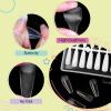 Saviland Matte Coffin Nail Tip  240PCS No Need to File Acrylic Nail Tips Professional French Tips for Nail Extension Full/Half Cover Dual Use Matte Texture Press on Nails Pre-Shape 10 Sizes Salon DIY view 3