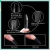 Saviland Matte Coffin Nail Tip  240PCS No Need to File Acrylic Nail Tips Professional French Tips for Nail Extension Full/Half Cover Dual Use Matte Texture Press on Nails Pre-Shape 10 Sizes Salon DIY view 4