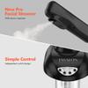 TASALON Steamer on Wheels for Professional Skin Rejuvenation, Facial Steamer Kit for Home, Spa, Clinic - Warm Mist, Ozone Face Humidifier - Pore Opener and Cleanser-Black view 2