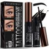 Cilrofelr Tattoo Peel Off Eyebrow Gel, Easy Tattoo Brow Peel Off Gel, Last Up to 3 Days, Waterproof, Transfer-proof, For Fuller & Defined Looking Brows, Gray Black (2 Pack) view 1