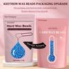Keethem Hair Removal Wax, 1.1lb/17.6oz Waxing Beads for Sensitive Skin, Full Body Hard Wax Beans with 20 Wax Sticks for Women Men Bikini Brazilian, Armpit, Back and Chest Waxing view 2