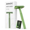 ZOMCHI Women Safety Razor With 5 Double Edge Blades, Metal Single Blade, Reusable & Plastic Free - Fern Green view 1