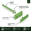 ZOMCHI Women Safety Razor With 5 Double Edge Blades, Metal Single Blade, Reusable & Plastic Free - Fern Green view 2