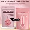 Hard Wax Hair Removal Beads - Painless Waxing for Sensitive Skin, Full Body Wax Beans with 20 Sticks for Women Men Bikini Brazilian, Armpit, Home Use (Rose, 1.1lb/17.6oz) view 2