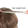 Mens Toupee Hair Replacemnt System 0.12mm Full Poly Skin Durable Mens Hairpiece European Human Hair Pieces Toupee for Men 62 Colors (8x10, #2020 20# LIGHT ASH BLONDE+20% Sythetic Grey-120% medium light to medium density) view 3