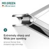 MR.GREEN Collapsible Nail Clippers Small and Thin Portable Travel Nail Scissors Cutter Stainless Steel Manicure Tools with Nail Files (Orange Leather Case+ Iron Box) Multicoloured view 3