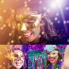 MEICOLY Purple and Gold Face Body Glitter Set, Mardi Gras Face Glitter,Mardi Gras Outfit for Women Kids,Mardi Gras Accessories for Carnival,Sparkly Chunky Glitter Makeup for Rave Festival view 2