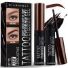 Cilrofelr Tattoo Peel Off Eyebrow Gel, Easy Tattoo Brow Peel Off Gel, Last Up to 3 Days, Waterproof, Transfer-proof, For Fuller & Defined Looking Brows, Warm Brown (2 Pack) view 1