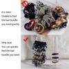 Coward 2 Pcs/Set Clear Acrylic Scrunchie Holder Hair Ties Accessories Organizer Jewelry Bracelet Display Stand For Girls (Acrylic 10.6 inch tall) view 3