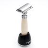 FREED Shaving Kit for Men - Safety Razor with alloy handle and 10 Japanese 6cr13 Stainless Steel, include razor base, razor travel case, christmas gifts for Men,Made in Taiwan view 3