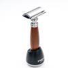 FREED Shaving Kit for Men - Safety Razor with alloy handle and 10 Japanese 6cr13 Stainless Steel, include razor base, razor travel case, christmas gifts for Men,Made in Taiwan view 4