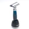 FREED Shaving Kit for Men - Safety Razor with alloy handle and 10 Japanese 6cr13 Stainless Steel, include razor base, razor travel case, christmas gifts for Men,Made in Taiwan view 3