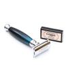 FREED Shaving Kit for Men - Safety Razor with alloy handle and 10 Japanese 6cr13 Stainless Steel, include razor base, razor travel case, christmas gifts for Men,Made in Taiwan view 4