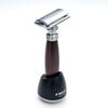 FREED Shaving Kit for Men - Safety Razor with alloy handle and 10 Japanese 6cr13 Stainless Steel, include razor base, razor travel case, christmas gifts for Men,Made in Taiwan view 3