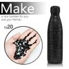 1440pcs SS20 Black Nail Flatback Rhinestones Bulk Nail Art Round Flatback Glass Gems Beads Stones Diamonds Glitter for Nails Decoration Jewels Accessories Crafts Eye Makeup Clothes Shoes (4.7mm SS20) view 3