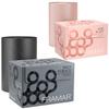 FRAMAR Back in Black Embossed Roll Aluminum Foil Medium 320 ft + FRAMAR Ros All Day Embossed Roll Aluminum Foil Medium 320 ft view 1