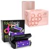 FRAMAR Ros All Day Embossed Roll Aluminum Foil, Hair Foils For Highlighting - Medium 320 ft + FRAMAR Fold Freak Foil Dispenser for Aluminum Foil, Hair Foils (Cuts and Fold's Hair Foil) view 1