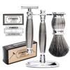 FREED Luxury Shaving Set for Men - Double Edge Safety Razor set with alloy handle include 120 count Japanese 6cr13 Stainless Steel blade,It's the best gift for men, fathers,or birthdays. view 1