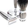FREED Luxury Shaving Set for Men - Double Edge Safety Razor set with alloy handle include 120 count Japanese 6cr13 Stainless Steel blade,It's the best gift for men, fathers,or birthdays. view 2