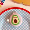 1pcs Small Makeup Mirror Cute Cushion Comb Cartton Girl Mini Folding Silicone Single-Sided Portable Round Mirror (A6) view 1