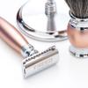 FREED Luxury Shaving Set for Men - Double Edge Safety Razor with alloy handle include 120 count Japanese 6cr13 Stainless Steel blade,It's the best gift for men, fathers,or birthdays view 2