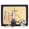 FREED Luxury Shaving Set for Men - Double Edge Safety Razor with alloy handle include 120 count Japanese 6cr13 Stainless Steel blade,It's the best gift for men, fathers,or birthdays view 3