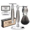 FREED Luxury Shaving Set for Men - Double Edge Safety Razor with alloy handle include 120 count Japanese 6cr13 Stainless Steel blade,It's the best gift for men, fathers,or birthdays. view 1