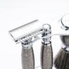 FREED Luxury Shaving Set for Men - Double Edge Safety Razor with alloy handle include 120 count Japanese 6cr13 Stainless Steel blade,It's the best gift for men, fathers,or birthdays. view 4