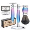 FREED Luxury Shaving Set for Men - Double Edge Safety Razor with alloy handle include 120 count Japanese 6cr13 Stainless Steel blade,It's the best gift for men, fathers,or birthdays view 1