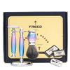 FREED Luxury Shaving Set for Men - Double Edge Safety Razor with alloy handle include 120 count Japanese 6cr13 Stainless Steel blade,It's the best gift for men, fathers,or birthdays view 3