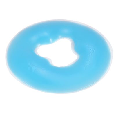 Silicone, Face Relax Pillow Beauty Cushion Face Spa Pillow Head Support for Face SPA Beauty Salon (Blue)