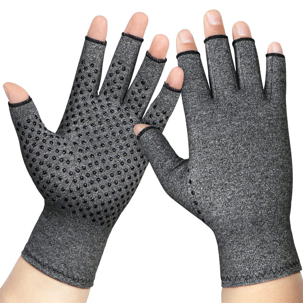 Women's & Men's Arthritis Pain Relief Gloves - Swelling, Rheumatoid Osteoarthritis & Hand Arthritis Compression Gloves (1 Pair) (S),Small