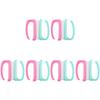 Beaupretty 12pcs Ergonomic Handle Nail Brush Fingernail Cleaner Gentle Bristles for Manicure Dust Removal and Household Nail Care Random Color view 1