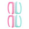 FRCOLOR 12pcs Nail Brush Handle Fingernail Scrubber Nail Art Tools Material Ergonomic Grip Random Color view 3