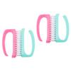 Beaupretty 8pcs Nail Dust Cleaning Brush Fingernail Brush for Home and Salon Use Random Color view 4