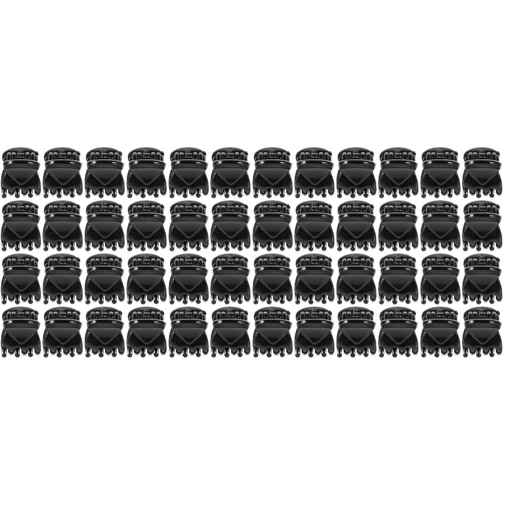 LALAFINA 48pcs Mini Hair Clips Hair Jaw Clips for Elegant Hairstyles for Daily Wear Parties and Ceremonies Glossy