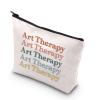 BDPWSS Art Therapist Gift Art Teacher Makeup Bag Therapist Appreciation Gift Art Therapy Supplies Art School Graduation Gift (Art Therapy) view 1