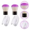 FRCOLOR 10pcs Dipping Powder Kit Nail Tips White Chrome Powder Fingernail Brush Dip Tray Nail Art Tools view 3