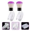 FRCOLOR 6pcs Nail Dip Kit for Beginners White Chrome Nail Powder Complete Brush Duster view 2