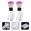 FRCOLOR 4pcs Soft Bristle Nail Dust Brush for Dip Powder Nail Art Gentle Cleaning Tool for Manicure Random Colors view 3