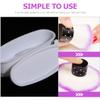FRCOLOR 4pcs Soft Bristle Nail Dust Brush for Dip Powder Nail Art Gentle Cleaning Tool for Manicure Random Colors view 4