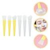 KALLORY 2sets Face Mask Applicator Brush Silicone Facial Mud Brush Beauty Mask Tools for Skincare view 2