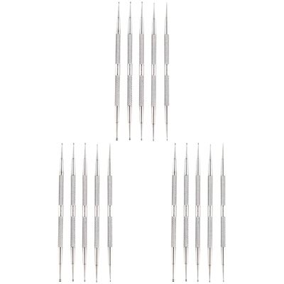 Beaupretty 15pcs Dual- Nail Art Pens Manicure Accessories for Creative Nail Designs and Artistry
